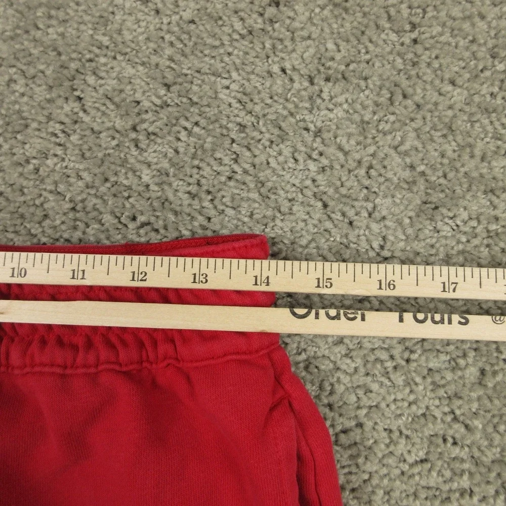 Air Jordan Shorts Mens Medium Red Jump Man Sweat Basketball Fleece Comfort 9